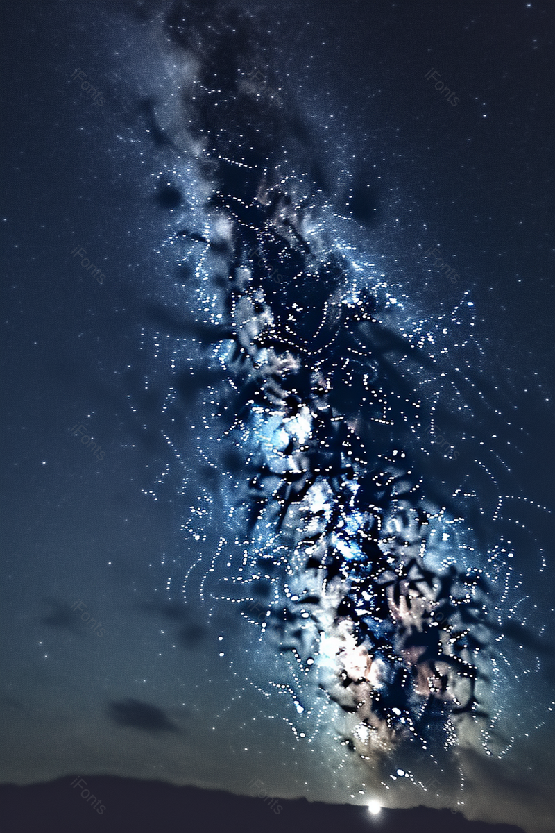 夜晚夏季星空银河星光风景背景,高清,摄影图,摄影图片,图片大全,摄影图免费下载